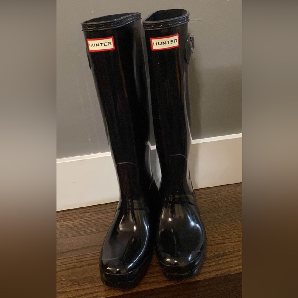 Black Hunter Tall Boots
